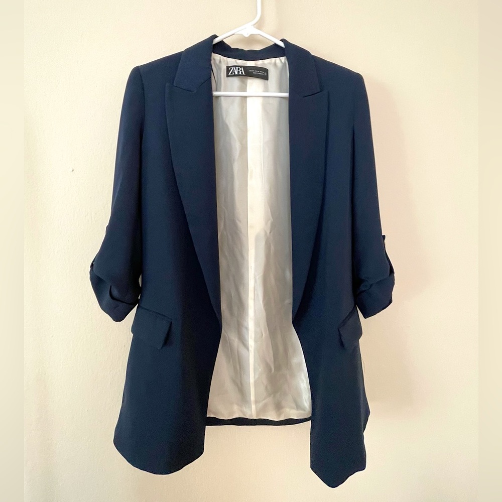 Navy Zara Blazer (Never worn)